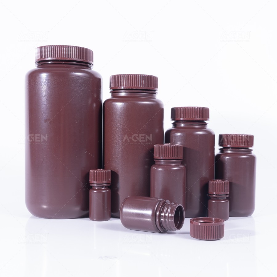1000ml广口试剂瓶 棕色 HDPE