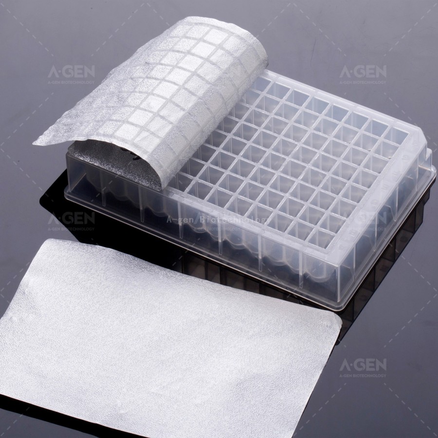 封板膜，适用于深孔板、PCR，光面，加厚，进口，124*78mm